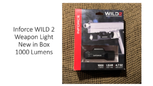 Tactical Garage Sale, Inforce Wild 2 Weapon Mounted Light